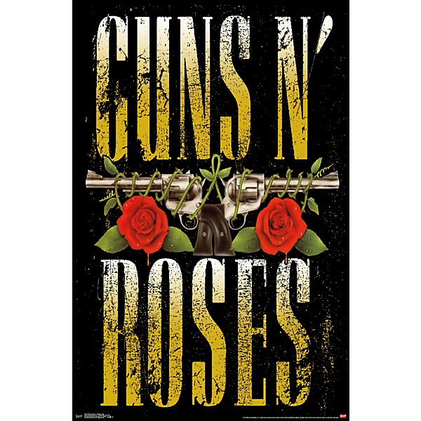 Trends International Guns N' Roses - Stacked Logo Poster Standard Roll