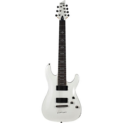 Schecter Guitar Research Demon-7 7-String Electric Guitar Vintage White for sale