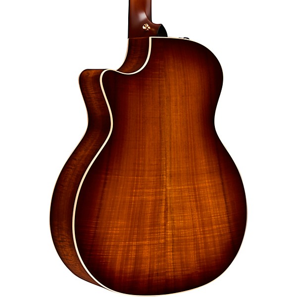 Taylor Custom K24ce V-Class Hand-Picked AA-Koa Grand Auditorium Acoustic-Electric Guitar Natural