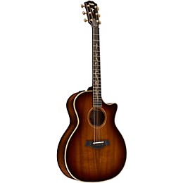 Taylor Custom K24ce V-Class Hand-Picked AA-Koa Grand Auditorium Acoustic-Electric Guitar Natural