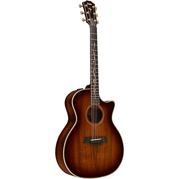 Taylor Custom K24ce V-Class Hand-Picked AA-Koa Grand Auditorium Acoustic-Electric Guitar Natural
