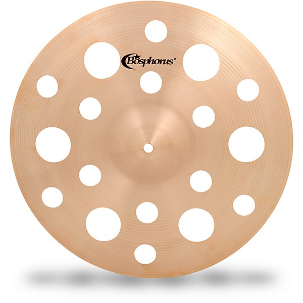 Bosphorus Cymbals Traditional Fx Crash with 18 Holes 16 in.