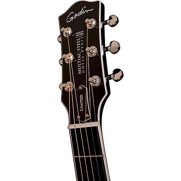 Godin Multiac Steel Doyle Dykes Signature Edition HG Acoustic-Electric Guitar Black