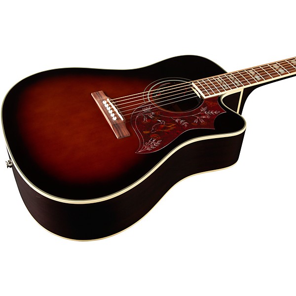 Open Box Epiphone Hummingbird EC Studio Limited-Edition Acoustic-Electric Guitar Level 2 Tobacco Sunburst 197881205874