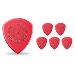 Dunlop Flow Standard 6-Pack Grip Guitar Picks 1.5 mm 6 Pack Dunlop Flow Standard 6-Pack Grip Guitar Picks 1.5 mm 6 Pack