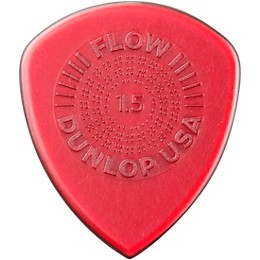Dunlop Flow Standard 6-Pack Grip Guitar Picks 1.5 mm 6 Pack
