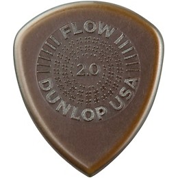 Dunlop Flow Standard 6-Pack Grip Guitar Picks 2.0 mm 6 Pack