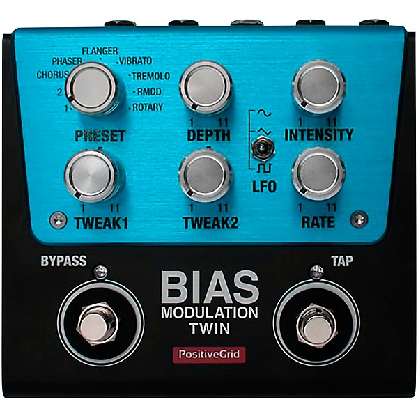 Positive Grid BIAS Modulation Twin Effects Pedal