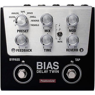 Positive Grid Bias Delay Twin Effects Pedal for sale