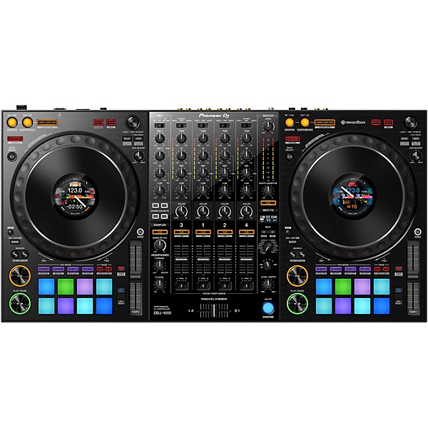 Pioneer DJ DJ Package with DDJ-1000 Controller and QSC K.2 Series Speakers 8" Mains