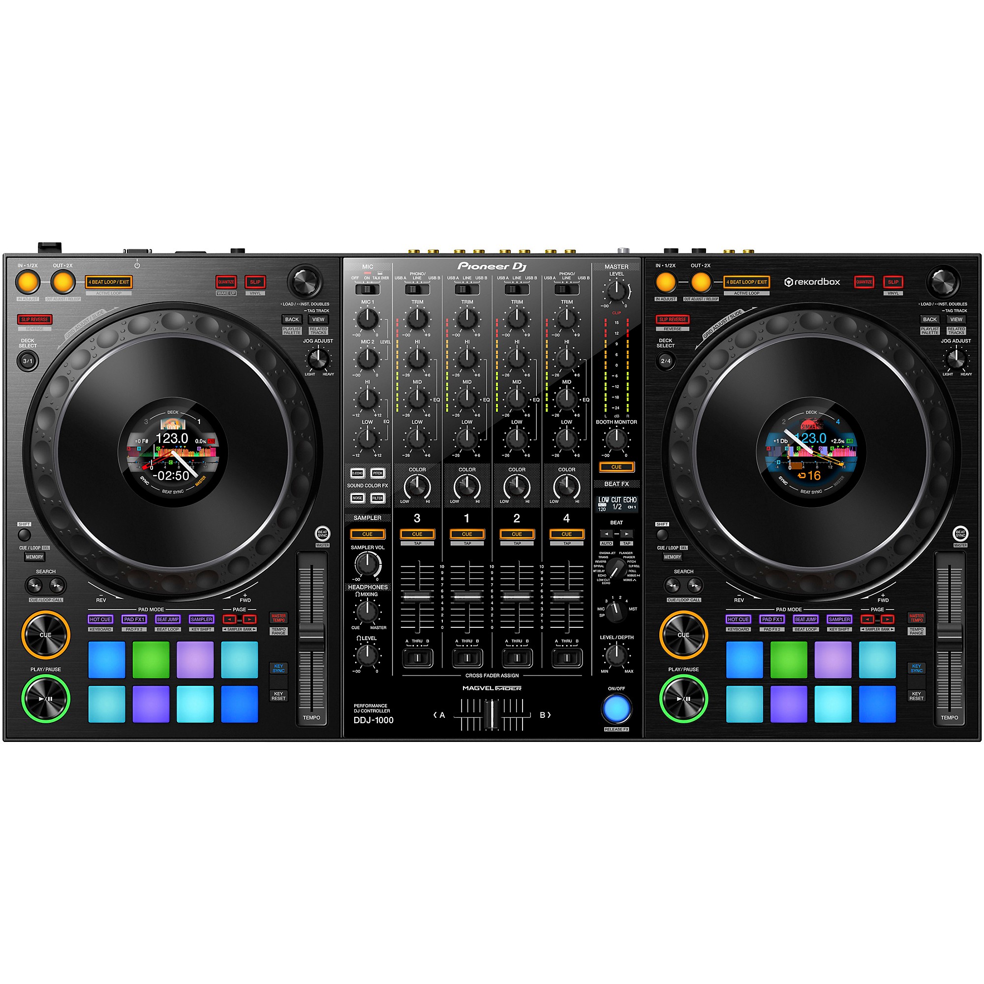 Pioneer DJ DJ Package with DDJ-1000 Controller and Alto TX2 Series