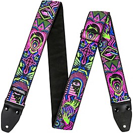 Dunlop I Love Dust Guitar Strap Skulls Black White Dunlop I Love Dust Guitar Strap Headspace Green