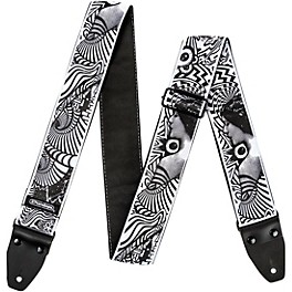 Dunlop I Love Dust Guitar Strap Skulls Black White Dunlop I Love Dust Guitar Strap Vortex Black White