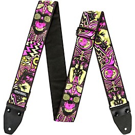 Dunlop I Love Dust Guitar Strap Skulls Black White Dunlop I Love Dust Guitar Strap Smoking Moon Orange