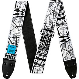 Dunlop I Love Dust Guitar Strap Electronic Tears