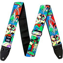 Dunlop I Love Dust Guitar Strap Mountains