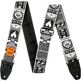 Dunlop I Love Dust Guitar Strap Skulls Black White Dunlop I Love Dust Guitar Strap Out of Control