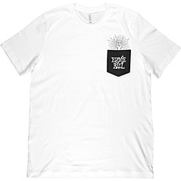 Ernie Ball Rock-On Pocket T-Shirt Small White