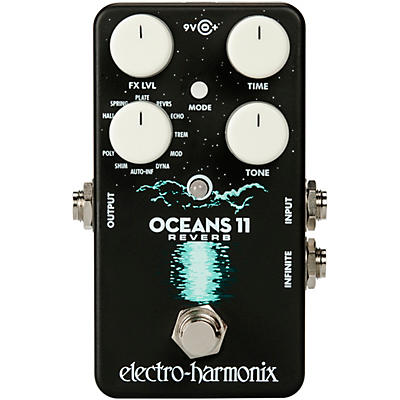 Electro-Harmonix Oceans 11 Multifunction Digital Reverb Effects Pedal for sale