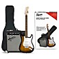 Open Box Squier Stratocaster Electric Guitar Pack with Fender Frontman 10G Amp Level 1 Brown Sunburst thumbnail