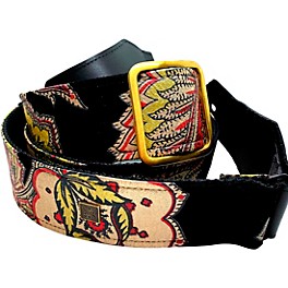 Get'm Get'm Casanova Guitar Strap Brown 2 in. Get'm Get'm Casanova Guitar Strap Black 2 in.