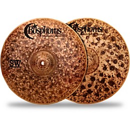 Clearance Bosphorus Cymbals Syncopation SW Hi-Hat Bottom Cymbal 14 in.