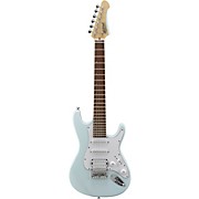 Mitchell Td100 Short-Scale Electric Guitar Powder Blue 3-Ply White Pickguard for sale