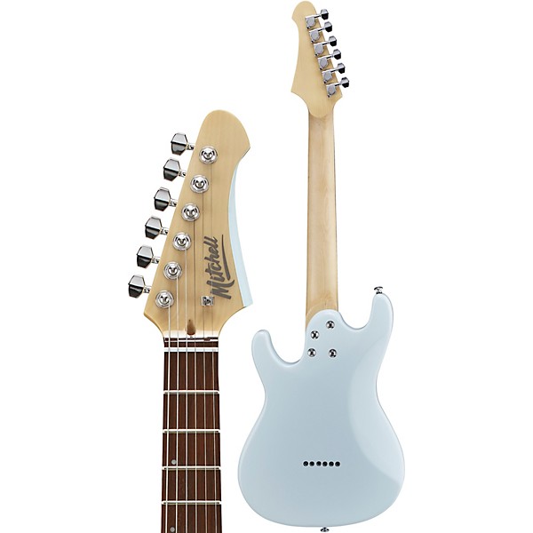 Open Box Mitchell TD100 Short-Scale Electric Guitar Level 1 Powder Blue 3-Ply White Pickguard
