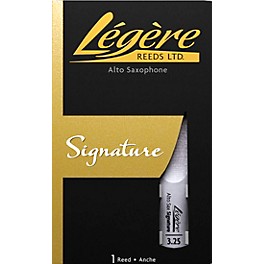 Legere Reeds Signature Series Alto Saxophone Reed 2.5 Legere Reeds Signature Series Alto Saxophone Reed 3.25