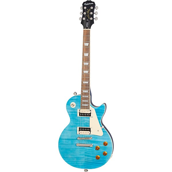 Open Box Epiphone Les Paul Traditional PRO-III Plus Limited Edition Electric Guitar Level 1 Ocean Blue