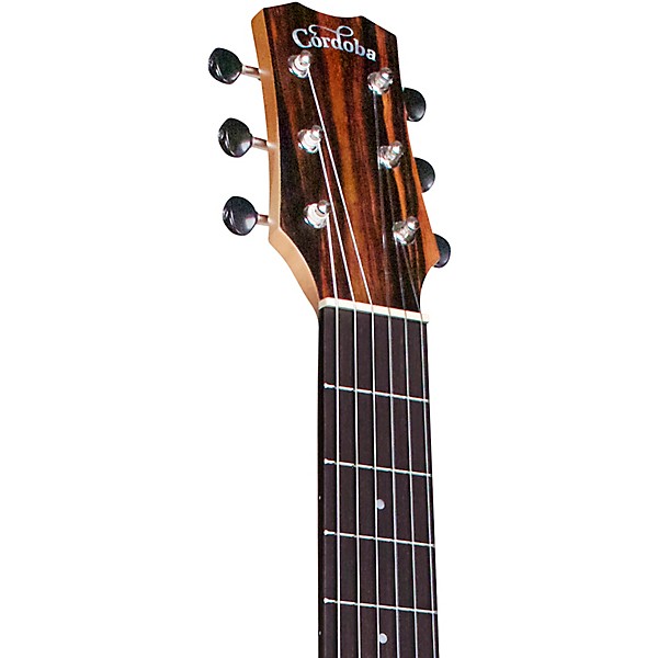 Cordoba Mini II EB-CE Mini Acoustic-Electric Guitar Natural