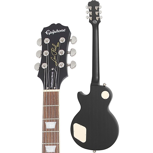 Epiphone Les Paul Traditional PRO-III Electric Guitar Ebony