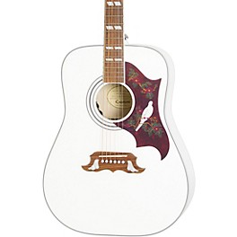 Epiphone Dove Studio Limited-Edition Acoustic-Electric Guitar Alpine White