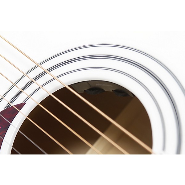 Open Box Epiphone Dove Studio Limited-Edition Acoustic-Electric Guitar Level 2 Alpine White 197881131050