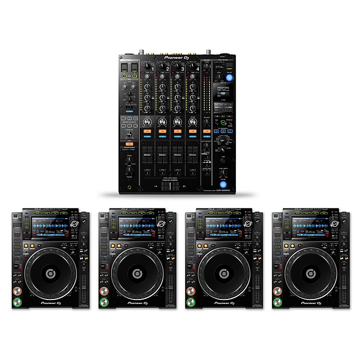 Pioneer DJ DJ Package with DJM-900NXS2 Mixer and XDJ-1000MKII