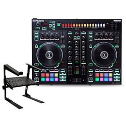 Roland DJ-505 DJ Controller with Laptop Stand