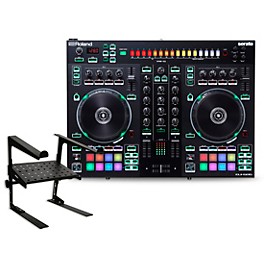 Roland DJ-505 DJ Controller with Laptop Stand