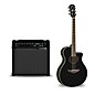 Yamaha APX600 Acoustic-Electric Guitar and Line 6 Spider V 30 Guitar Combo Amp Black thumbnail