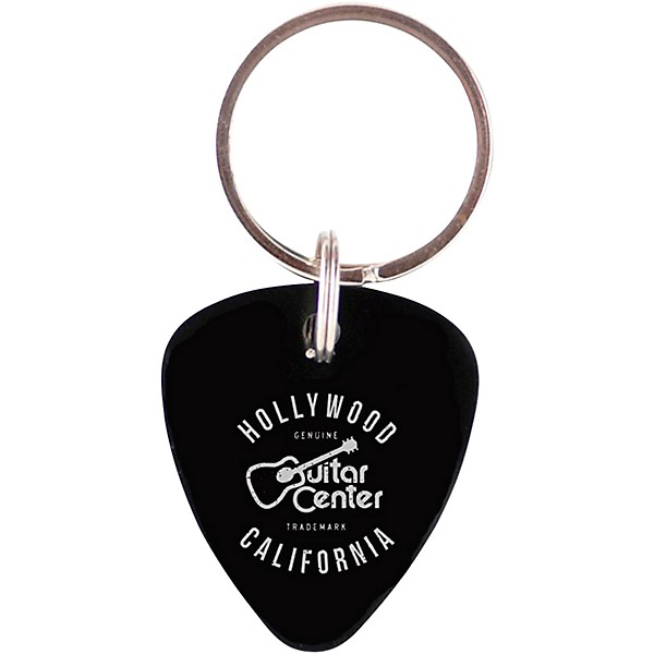 Guitar Center Hollywood Pick Keychain