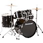 Ludwig BackBeat Complete 5-Piece Drum Set With Hardware and Cymbals Black Sparkle thumbnail
