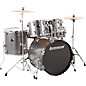 Ludwig BackBeat Complete 5-Piece Drum Set With Hardware and Cymbals Metallic Silver Sparkle thumbnail