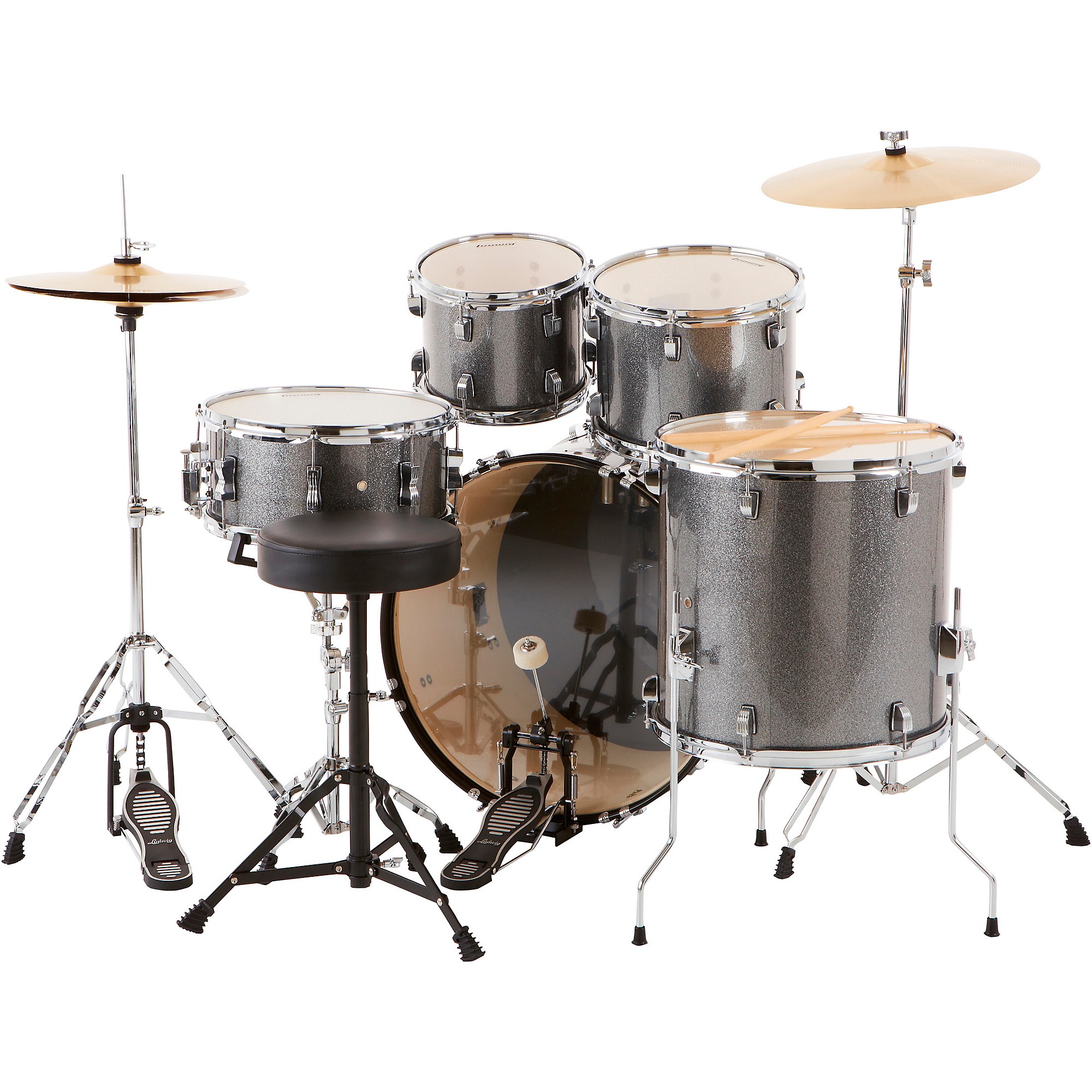 Ludwig backbeat 5 piece drum deals set