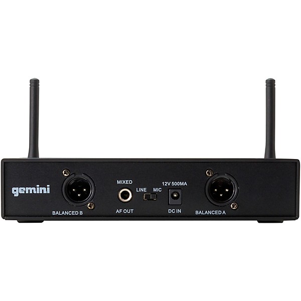 Open Box Gemini UHF-6200M UHF Dual Handheld system Level 1