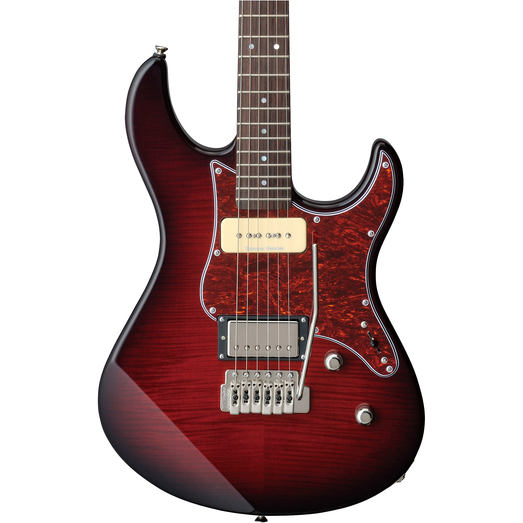 Yamaha Pacifica 611 Tremolo Electric Guitar Dark Red Burst