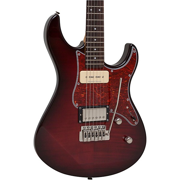 Yamaha Pacifica 611 Tremolo Electric Guitar Dark Red Burst