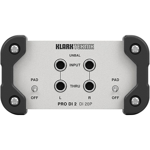 Klark Teknik DI 20P Passive Stereo D.I. Box With MIDAS Transformer