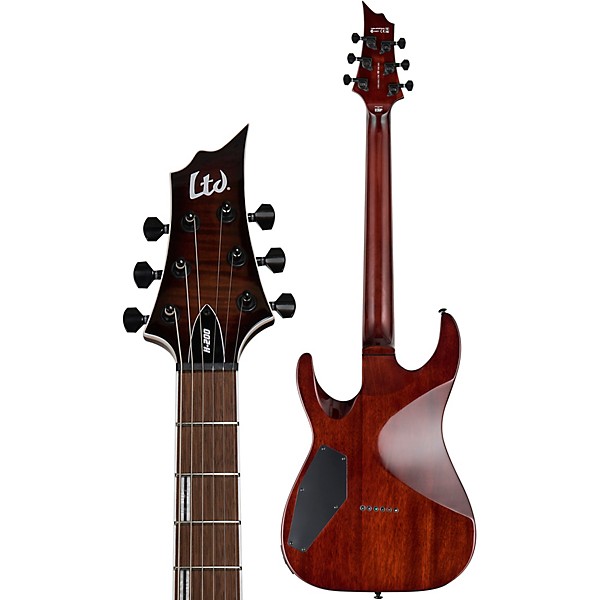 ESP LTD H-200FM Electric Guitar Dark Brown Sunburst