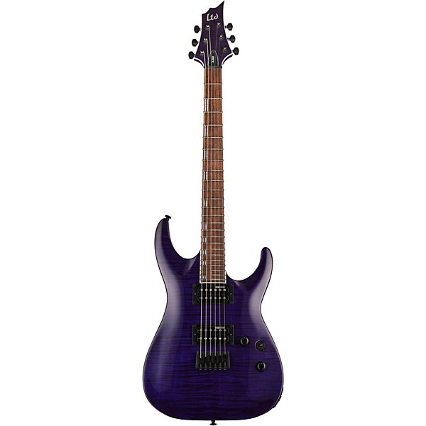 ESP LTD H-200FM Electric Guitar See-Thru Purple | Guitar Center