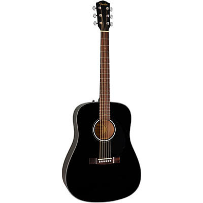Fender Cd-60S Dreadnought Acoustic Guitar Black for sale