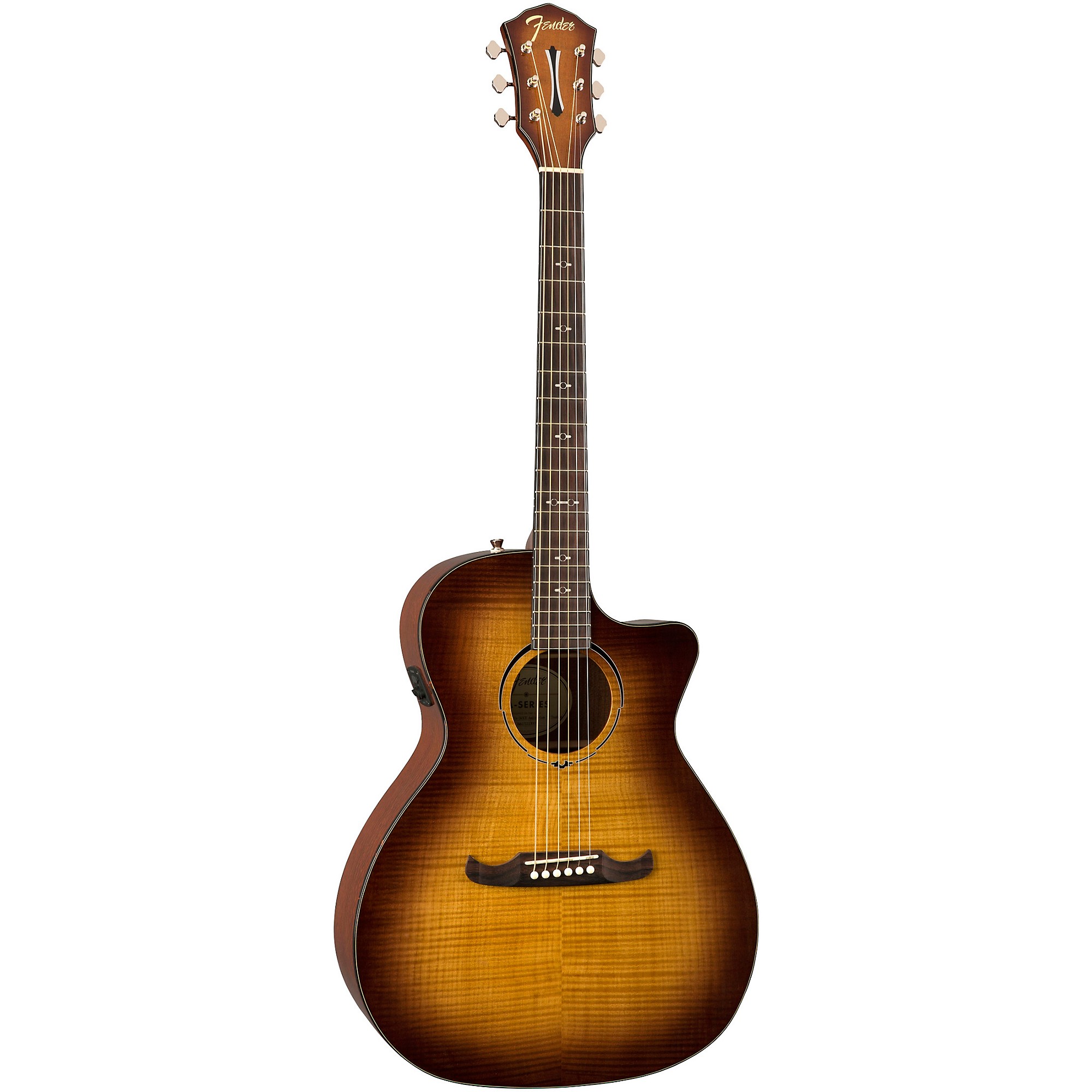 Fender FA-345CE Auditorium Acoustic-Electric Guitar 3-Tone Tea